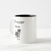 Schnauzer Coffee Tasse (Vorderseite Links)