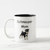 Schnauzer Coffee Tasse (Links)