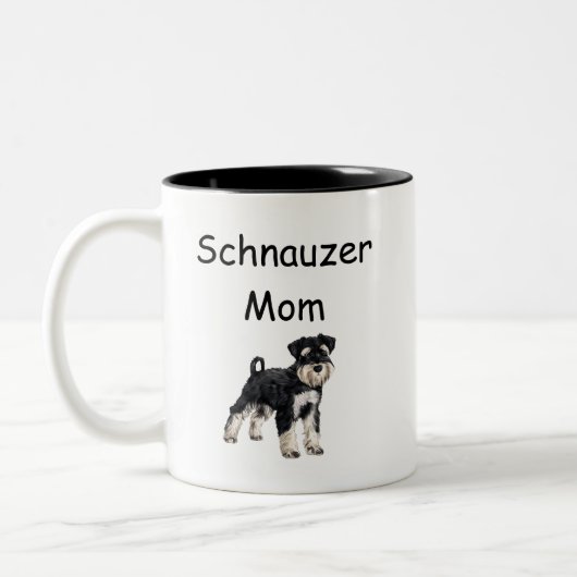 Schnauzer Coffee Tasse (Links)