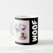 Schnauzer Colorful Kaffeetasse (Vorderseite Links)