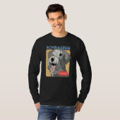 Schnauzer Coolest Dog Schnauzers Dog Owner Schnauz T-Shirt (Vorne ganz)