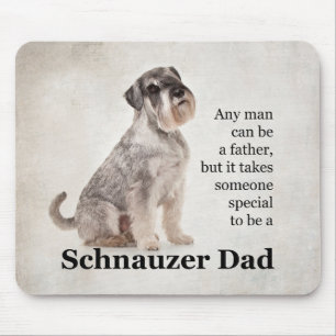 Schnauzer Dad Mouse Pad Mousepad
