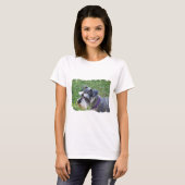 Schnauzer-Damen-T - Shirt (Vorne ganz)
