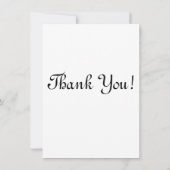 Schnauzer Dankeschön Karte (Rückseite)