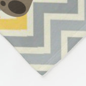 Schnauzer-Decke Fleecedecke (Ecke)