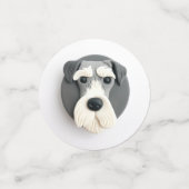 Schnauzer Dog 3D Inspiriert Konfetti (Klein Vorderseite)