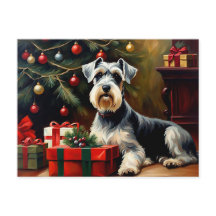 Schnauzer Dog Christmas