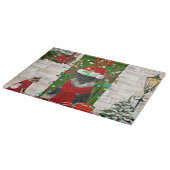 Schnauzer Dog Christmas Schneidebrett (Ecke)