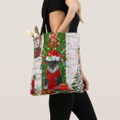 Schnauzer Dog Christmas Tasche (Von Nahem)