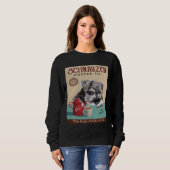 Schnauzer Dog Coffee Company Sweatshirt (Vorne ganz)