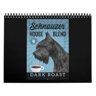 Schnauzer Dog Coffee Kalender