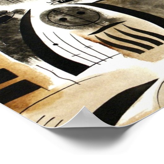 Schnauzer dog dk_2005aug8e poster (Ecke)