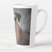 Schnauzer Dog Face Milchtasse (Rechts)