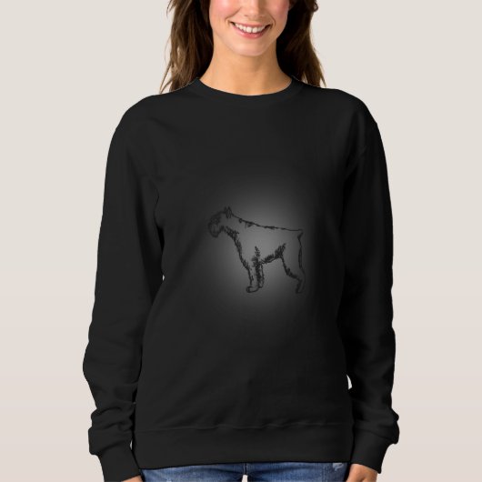 Schnauzer dog for men women 1 sweatshirt (Vorderseite)