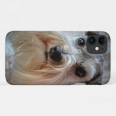 Schnauzer-Dog-Gesicht Case-Mate iPhone Hülle (Rückseite (Horizontal))