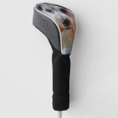 Schnauzer-Dog-Gesicht Golf Headcover (angewinkelt)