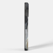 Schnauzer-Dog-Gesicht iPhone Hülle (Rechte Seite)