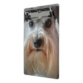 Schnauzer-Dog-Gesicht Mini Klemmbrett (Gewinkelt2)
