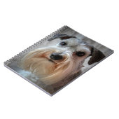 Schnauzer-Dog-Gesicht Notizblock (Linke Seite)