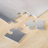 Schnauzer Dog im Schnee Weihnachten Puzzle (Seite)