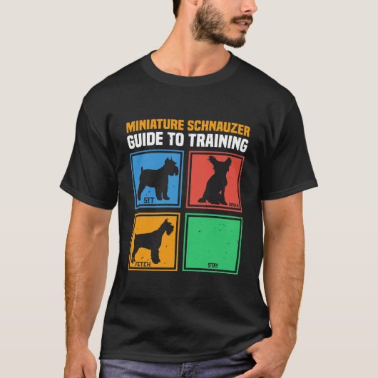 Schnauzer Dog Lover T-Shirt (Vorderseite)