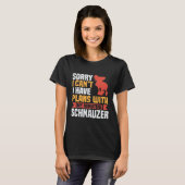 Schnauzer Dog Lover T-Shirt (Vorne ganz)