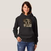 Schnauzer Dog Meme Albern Cowboy Funny Hoodie (Vorne ganz)
