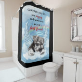 Schnauzer Dog Memorial Duschvorhang (Beispiel)