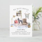 Schnauzer Dog Moving Ankündigung (Stehend Vorderseite)