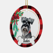 Schnauzer Dog Ornament (Rechts)