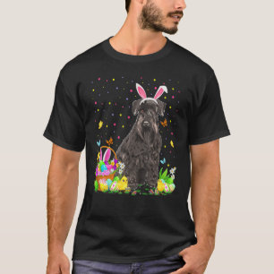 Schnauzer Dog Ostereier Jagen Schnauzer Osterfest  T-Shirt