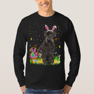 Schnauzer Dog Ostereier Jagen Schnauzer Osterfest T-Shirt