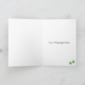 Schnauzer Dog Personalisiert Happy Birthday Karte (Innenseite)