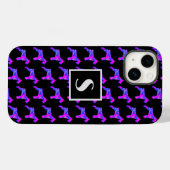 Schnauzer Dog Pink Silhouette Mono Black Case-Mate iPhone Hülle (Rückseite (Horizontal))