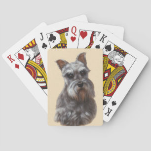 Schnauzer Dog Playing Cards Spielkarten