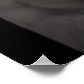 Schnauzer Dog Portrait Grau Anzug Bow Krawatte Poster (Ecke)