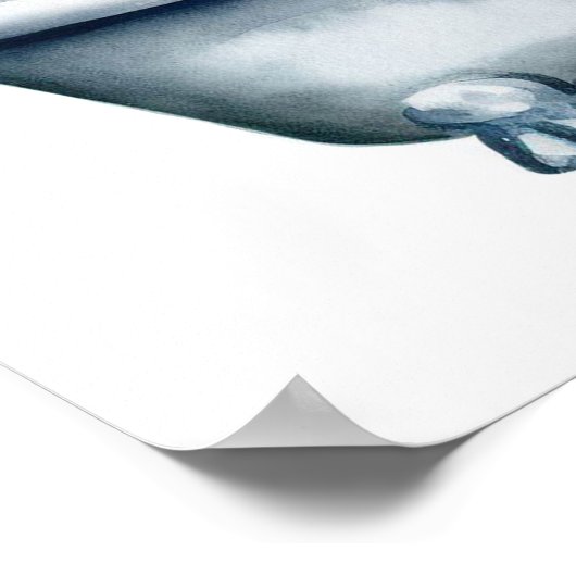 Schnauzer Dog Poster (Ecke)