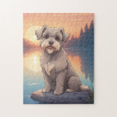 Schnauzer dog puzzle (Vertikal)