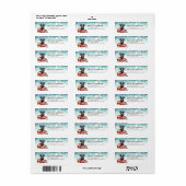 Schnauzer Dog Return Address Labels (Vorne)
