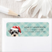 Schnauzer Dog Rücksendeadressen-Aufkleber (Insitu)