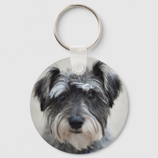 Schnauzer Dog Schlüsselanhänger (Vorderseite)