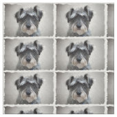 Schnauzer Dog Stoff (Muster)