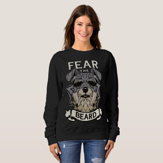 Schnauzer dog sweatshirt (Vorne ganz)