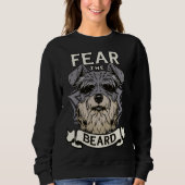 Schnauzer dog sweatshirt (Vorderseite)