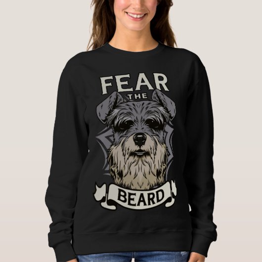 Schnauzer dog sweatshirt (Vorderseite)
