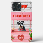 Schnauzer Dog Valentine's Day Kissing Booth Case-Mate iPhone Hülle (Rückseite)