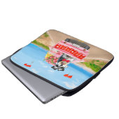 Schnauzer Dog Valentine's Day Lkw Herz Laptopschutzhülle (Vorne Knopf)