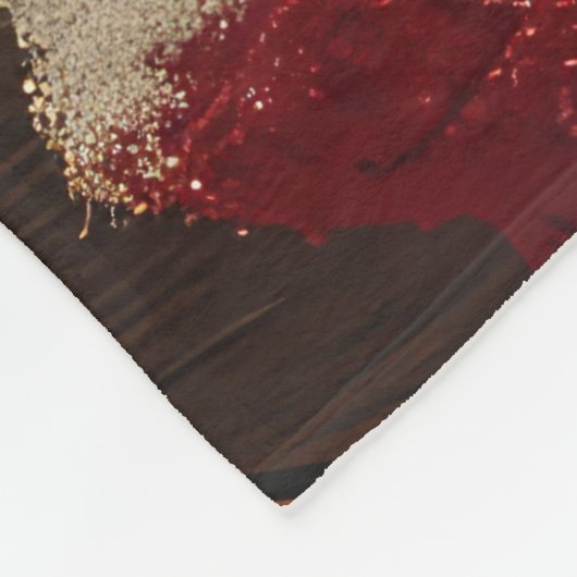 Schnauzer Dog Weihnachtsfest Fleecedecke (Ecke)