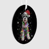 Schnauzer Dogs Tree Christmas Xmas Pet Animal Dog  Ornament (Vorderseite)