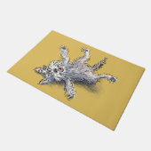 Schnauzer Door Mat Fußmatte (Schrägansicht)